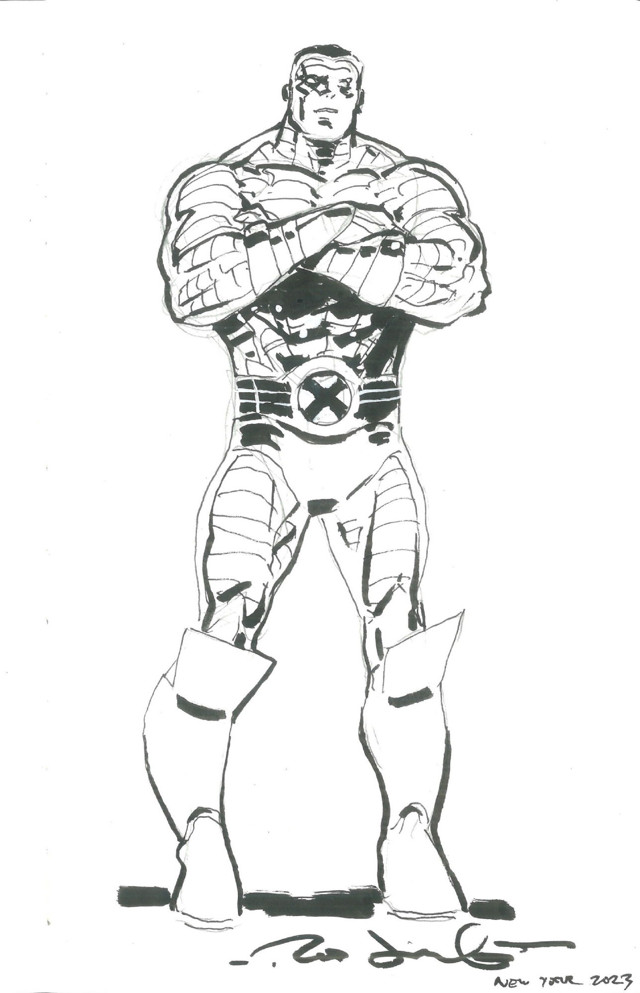 Colossus by Rick Leonardi (NYCC 2023)