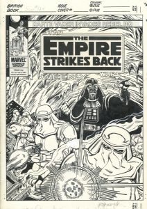 Star Wars, The Empire Strikes Back Weekly #124 Cover (1980)-Carmine Infantino Comic Art