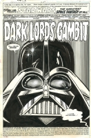 Star Wars Marvel Comic Book #35  Darth Vader  Title Splash (1980)-Carmine Infantino Comic Art