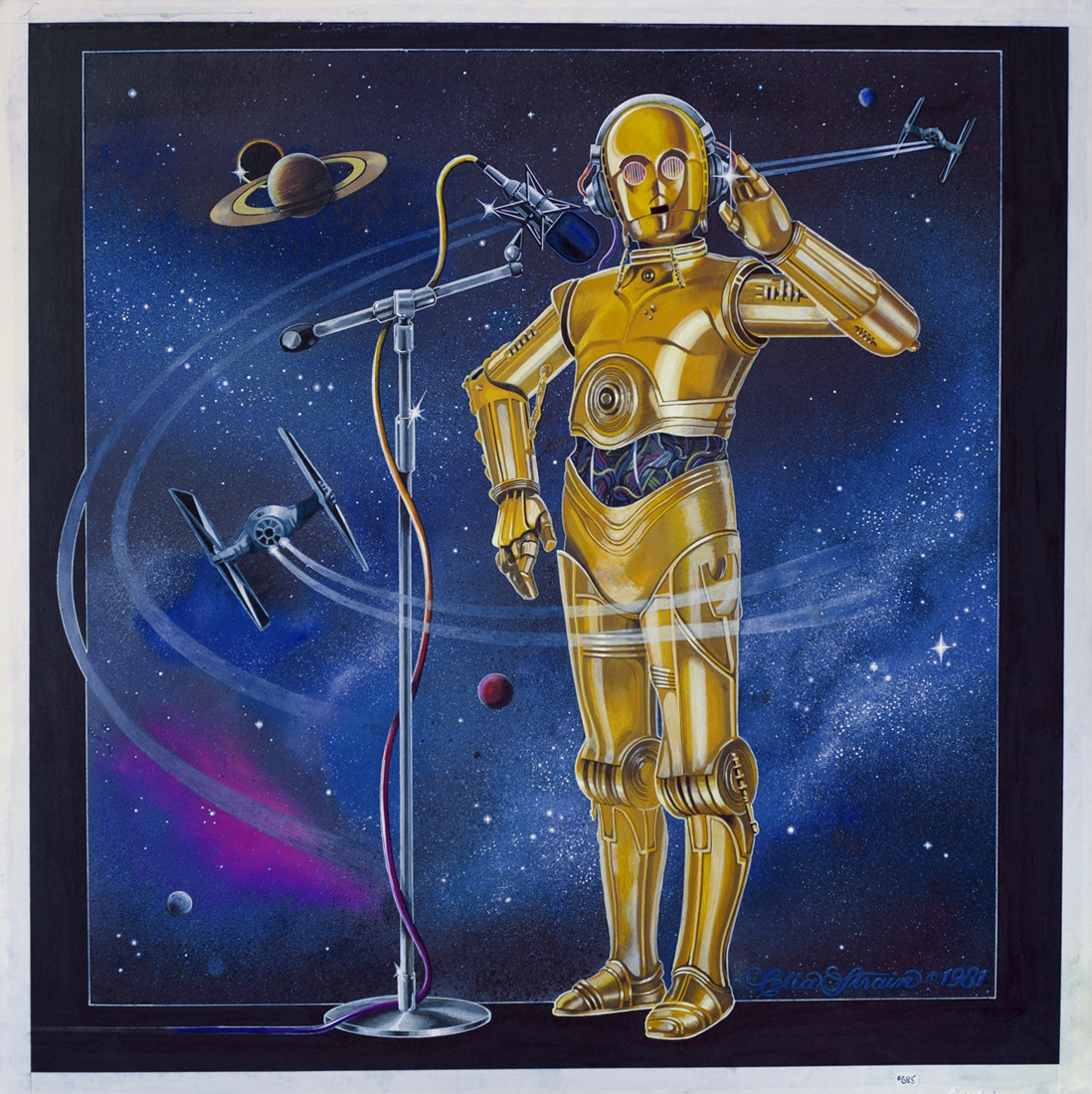 Star NPR Radio Drama Poster Art (1981)-Celia Strain, in Han Star Wars POSTER & PRINT Art Comic Art Gallery Room