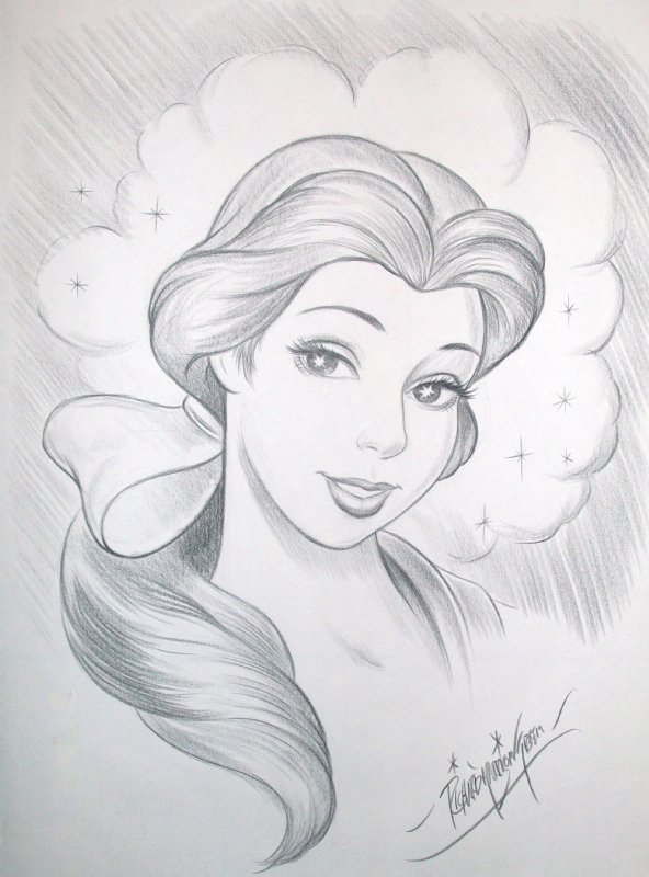 Belle (Beauty & the Beast), in ALFREDO QUINTERO's Sold Comic Art ...