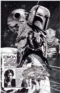 Star Wars: Wanted - Han Solo and the Mighty Chewbacca Comic Art