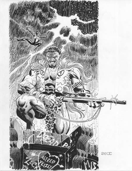 Kraven original sketch, Kraven's Last Hunt theme., in ALFREDO QUINTERO ...