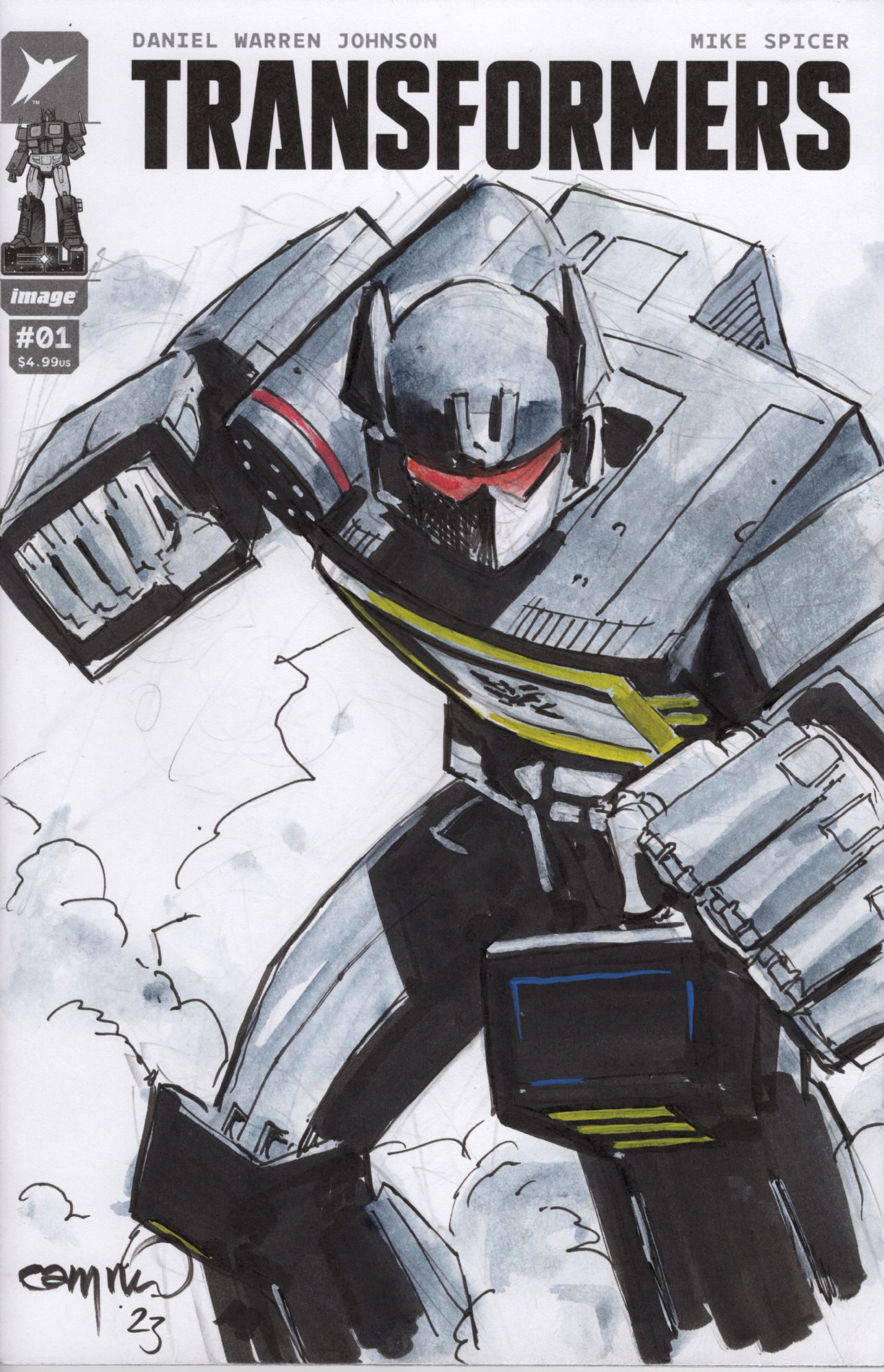 Soundwave Convention Sketch, in Doug Pflueger's Everything Comic Art ...