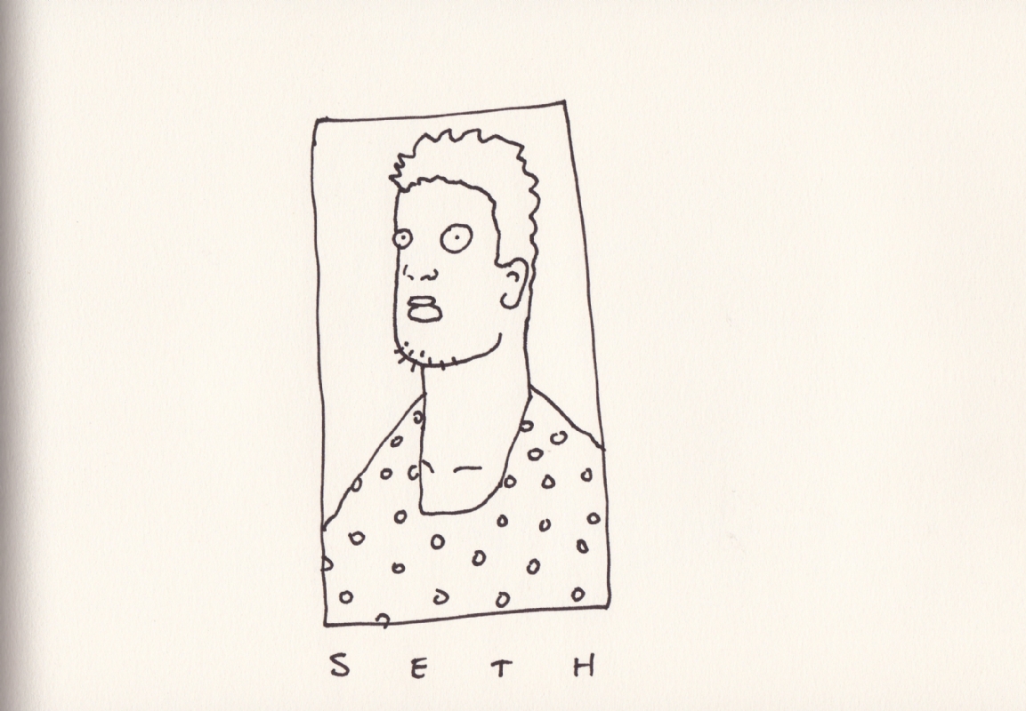 Seth Fisher Sketch, in Tim Utsler's Convention Sketchbook (est. 1995 ...