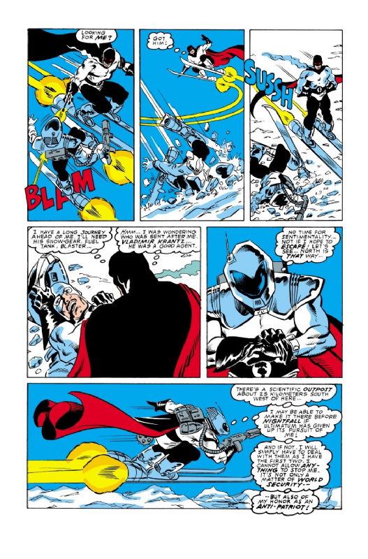 Captain America 348 Kieron Dwyer Al Milgrom In Eric Laredos Original Comic Book Art Comic 6231