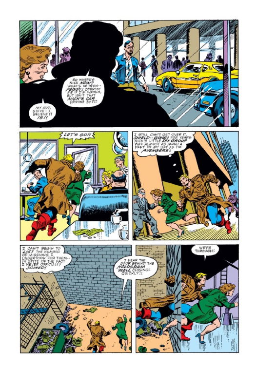 Captain America 351 Kieron Dwyer Al Milgrom In Eric Laredos Original Comic Book Art Comic 7894