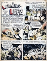 Lamang-Lupa episode 7, page 1 of 2 (ca. 1946) Comic Art