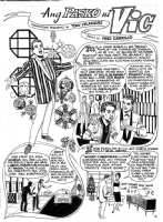 Ang Pasko ni Vic short story page 1 of 5 (1964) Comic Art