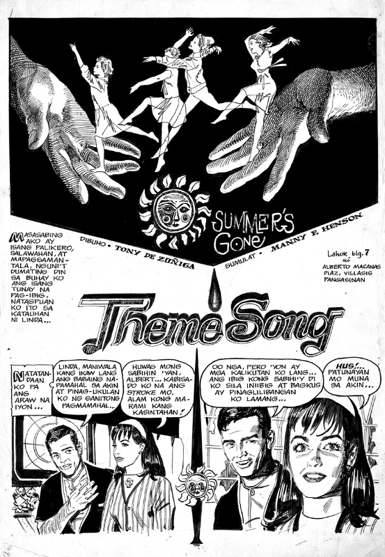 Theme Song Episode 7 Page 1 Ca 1964 In Tristan Lapoussieres Tony