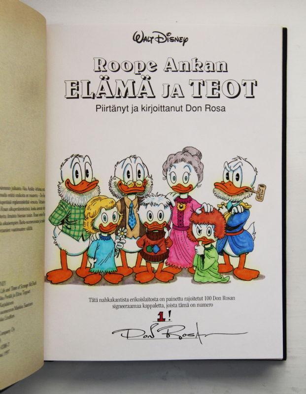 Don Rosa - The Life And Times Of Scrooge McDuck - #1 Title Page ...