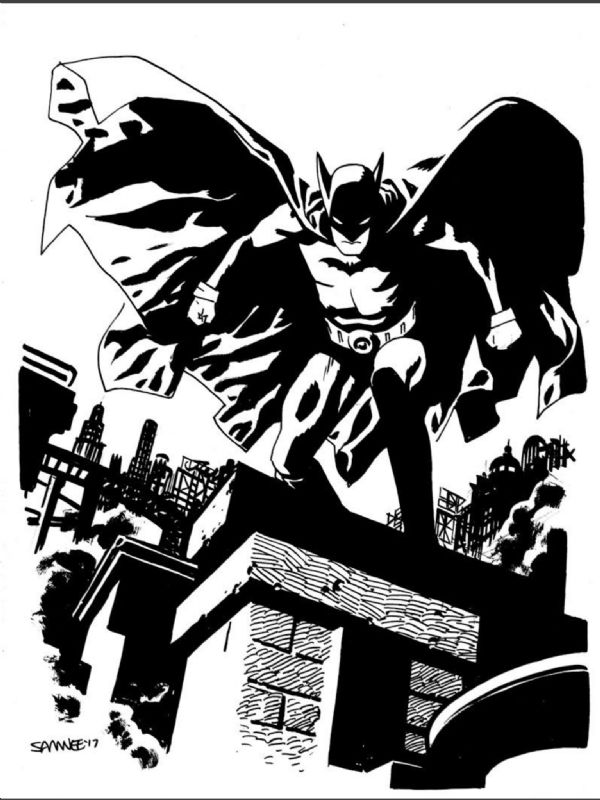 Chris Samnee - Batman 1939, in Victor Bracamontes's Commissions: Batman ...