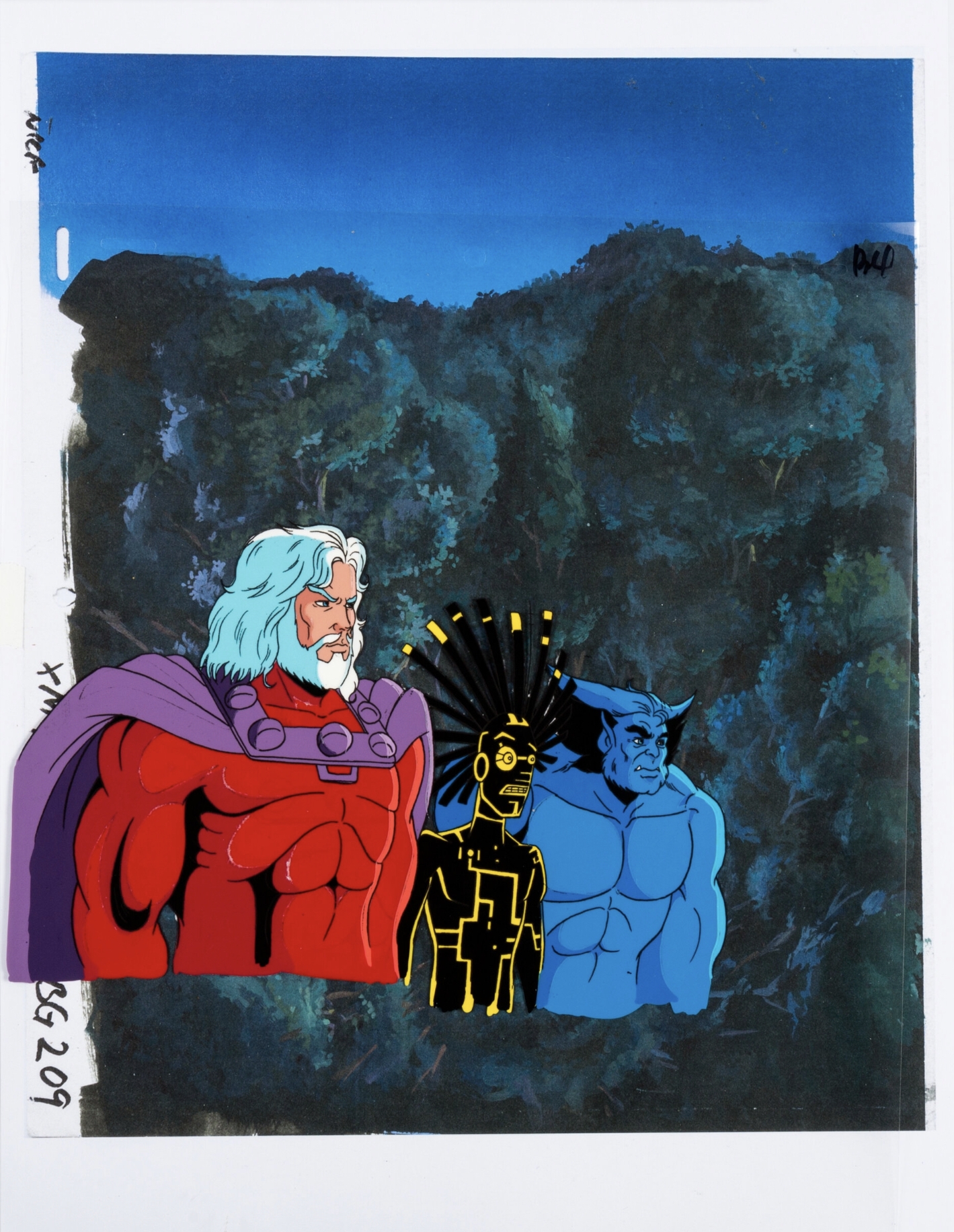X-MEN The Animated Series S5 Ep2 PHALANX COVENANT pt2 (Magneto, Warlock and  Beast), in James Dornoff's ---Animation Cel Art Comic Art Gallery Room