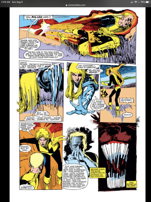 The New Mutants': How the Demon Bear Brought Horror to the X-Men [Comics] -  Bloody Disgusting