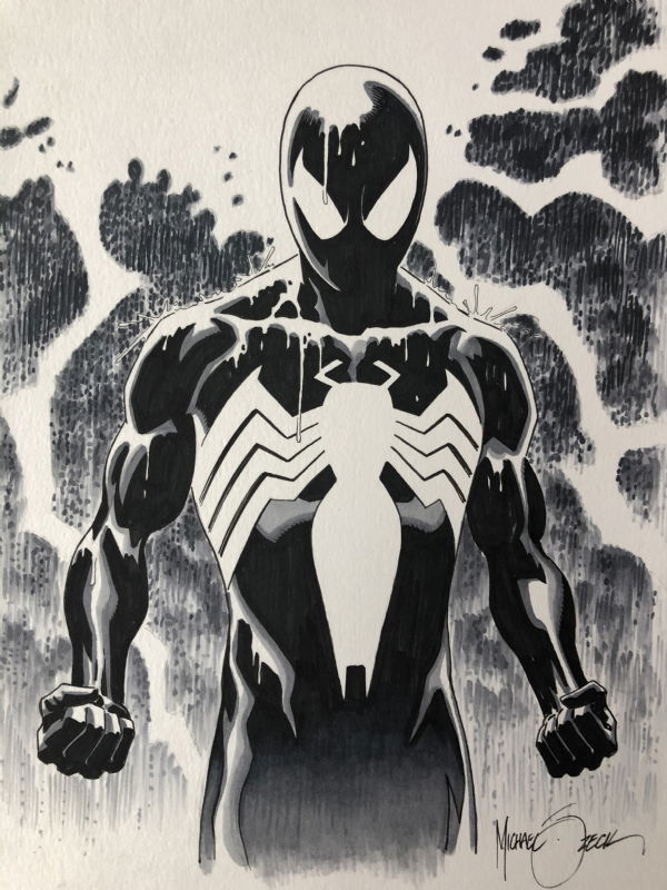 Spiderman by Mike Zeck, in Miles Bless's Black Suit Spiderman & Namor ...