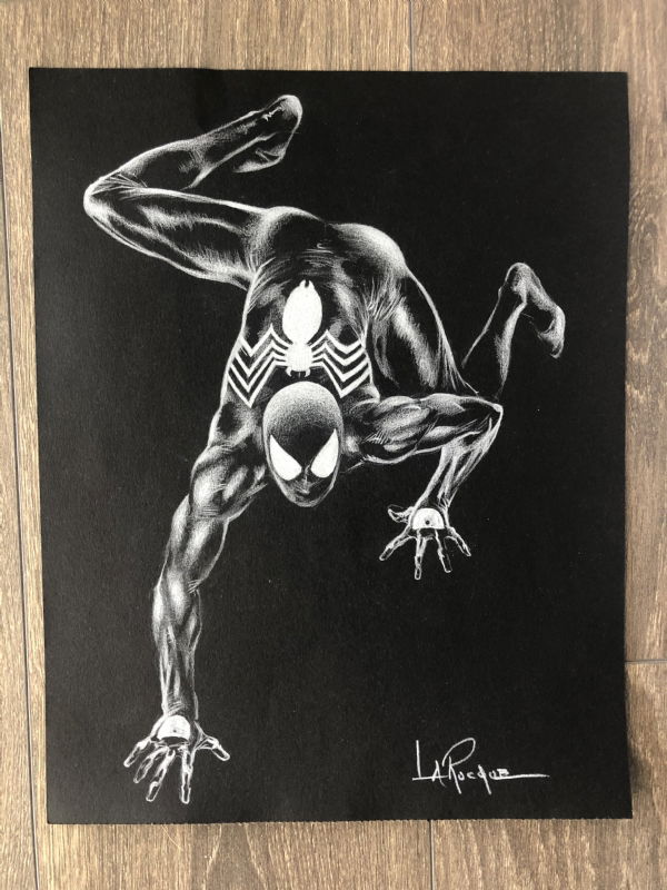 Spiderman by Greg LaRocque, in Miles Bless's Black Suit Spiderman