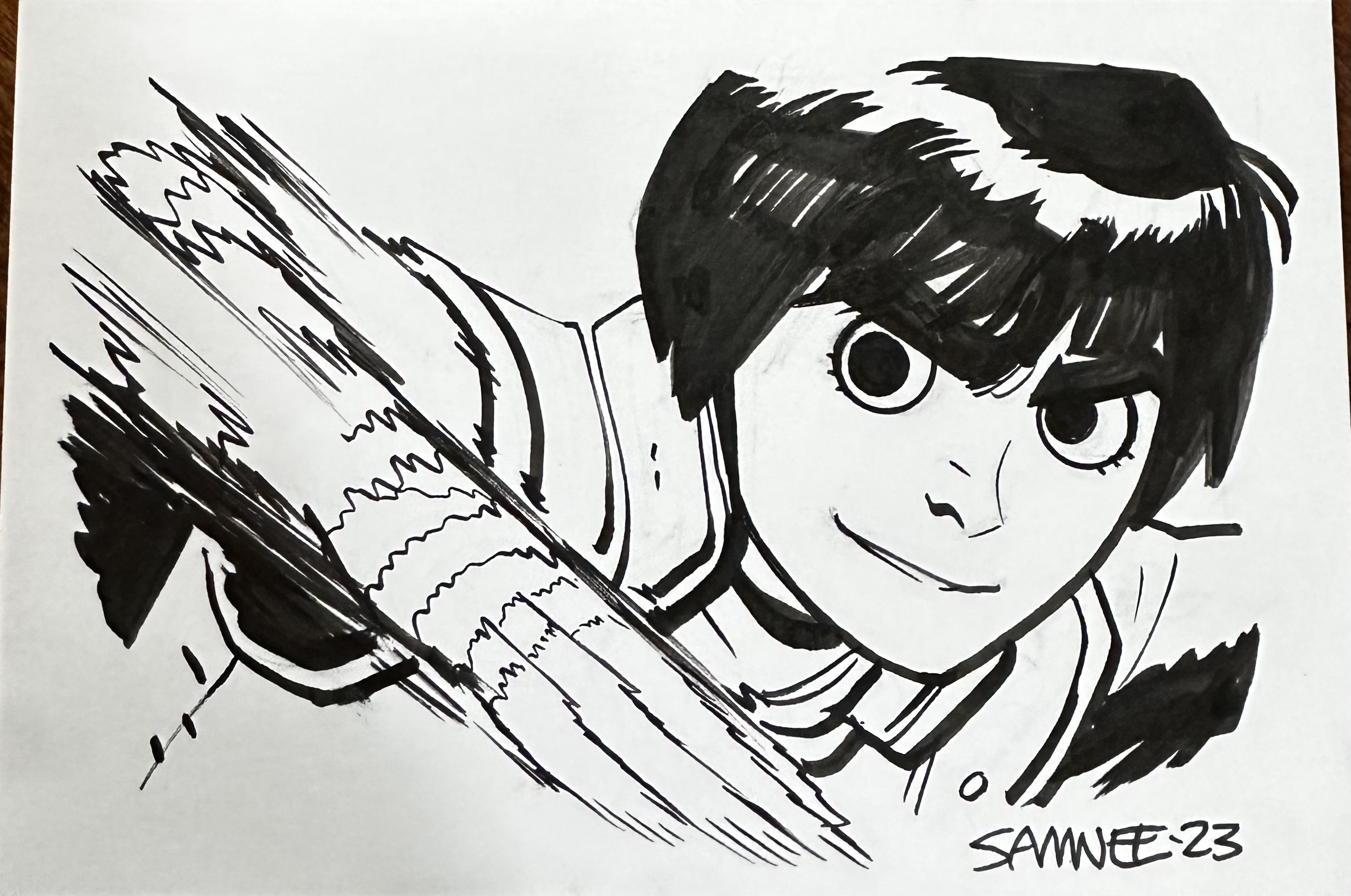Discover 139+ rock lee drawing