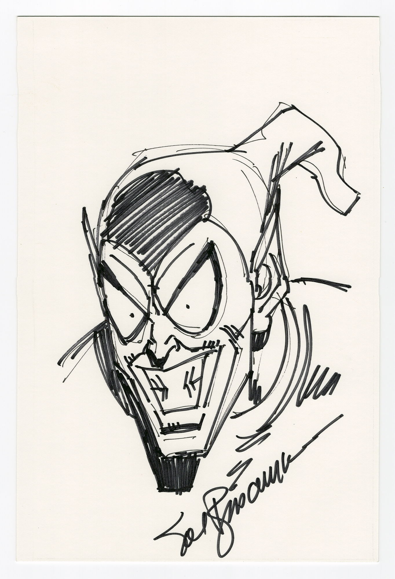 Green Goblin By Tim Sale In Wayne Mousseaus Sketches Comic Art Gallery Room Atelier Yuwaciaojp