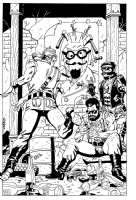 G.i.Joe Dreadnoks Commission by Rod Whigham Comic Art