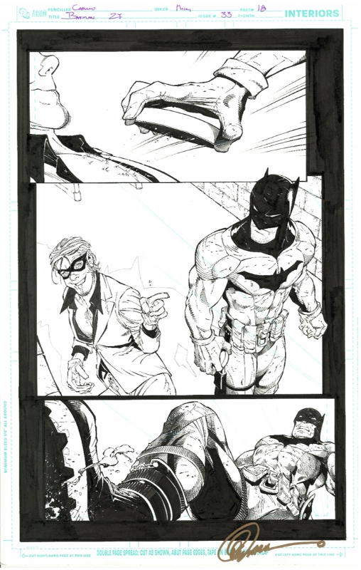 Batman #33 Page 18 by Greg Capullo Comic Art
