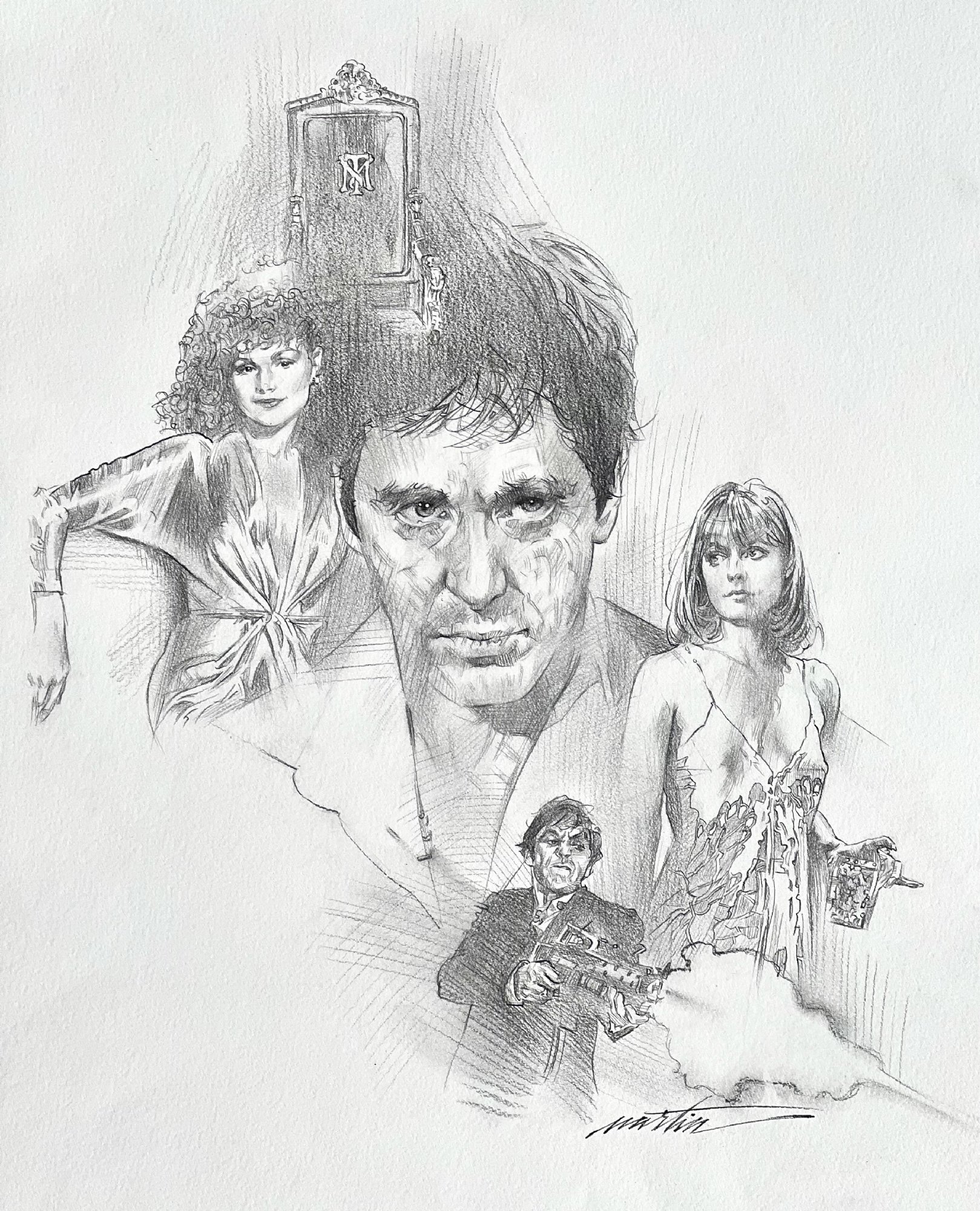 Scarface Drawing by Eric Aleman  Pixels
