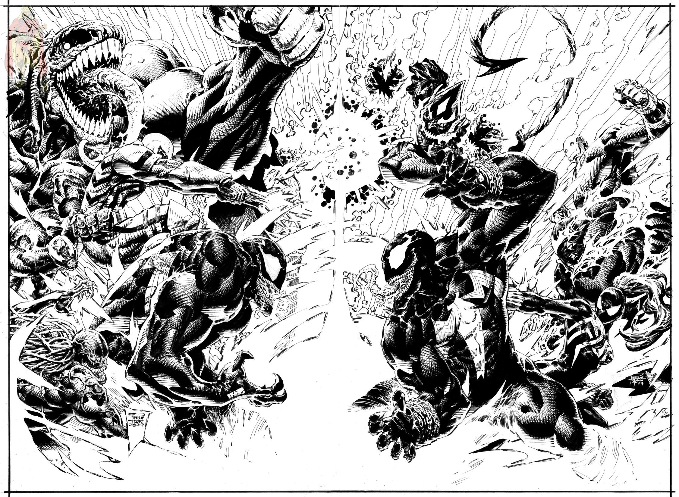 Venom War Poster by Philip Tan (and will be the covers for two issues ...