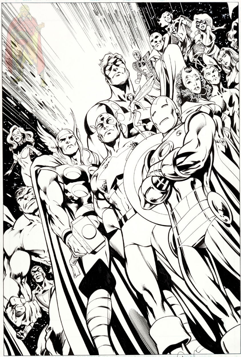 Avengers Promotional Poster by Alan Davis and Mark Farmer Volume 3, in ...