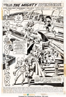 Avengers #119 page 1 by Bob Brown and Don Heck (1974) Comic Art