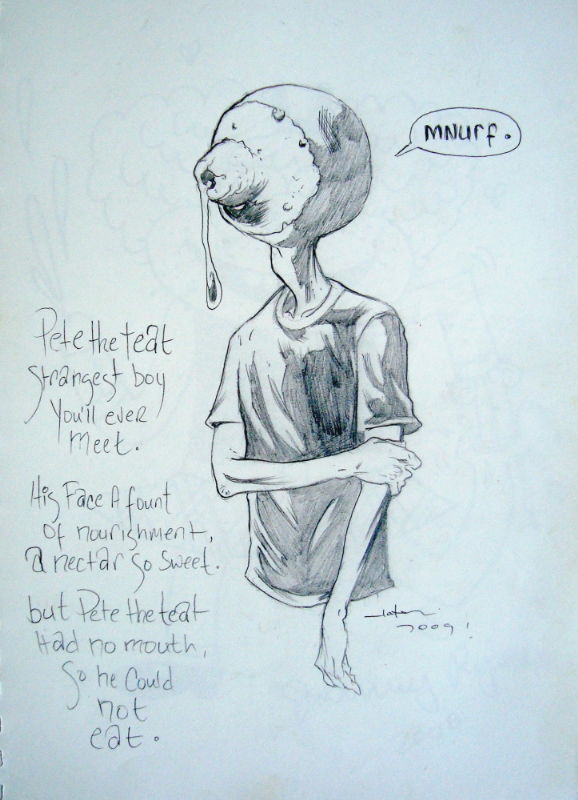 Pete The Teat (Nate W.), in * From The Land Beyond 's Sketchbook ...