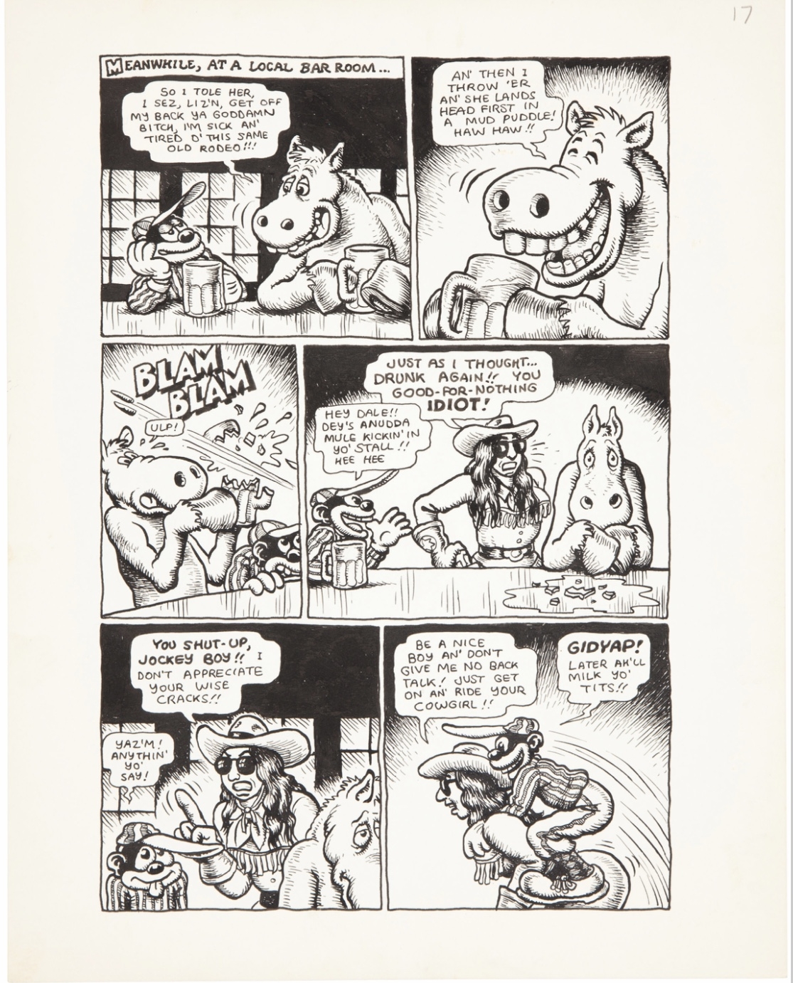 Big Ass Comics #1  (Robert Crumb), in * From The Land Beyond 's Robert  Crumb (Big Ass Comics) Comic Art Gallery Room