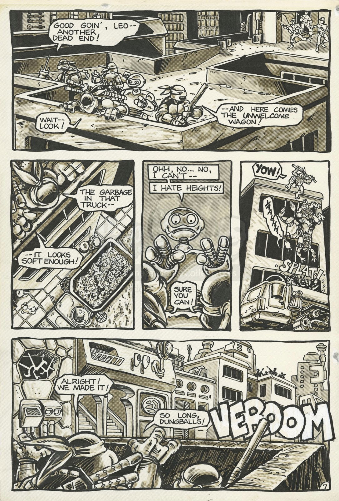 Teenage Mutant Ninja Turtles #5 Pg.7 (Kevin Eastman & Peter Laird) , in ...