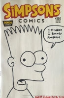 Simpsons Comics #230 Sketch Cover- Bart Simpson B (Matt Groening) Comic Art