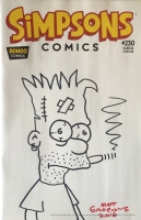 Simpsons Comics #230 Sketch Cover- Adult Bart Simpson (Matt Groening) Comic Art