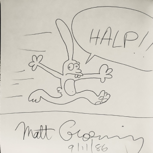 Life In Hell - Bongo (Matt Groening) Comic Art