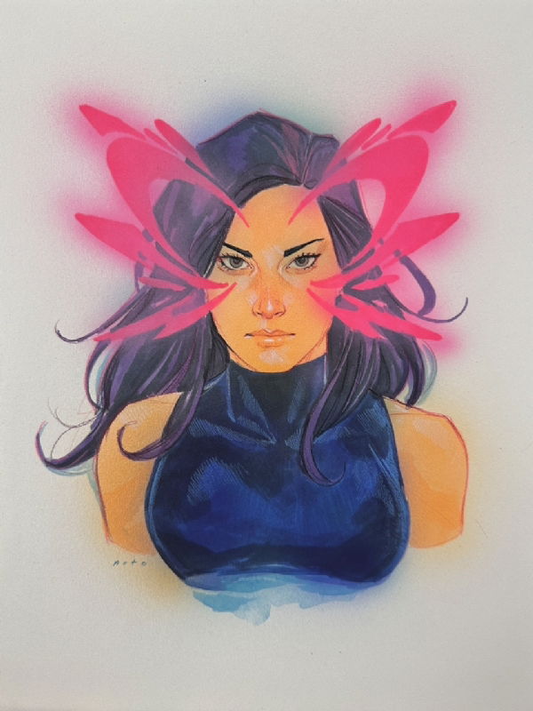 Psylocke Of The X Men By Phil Noto In Metal Chris S My Stuff Comic Art