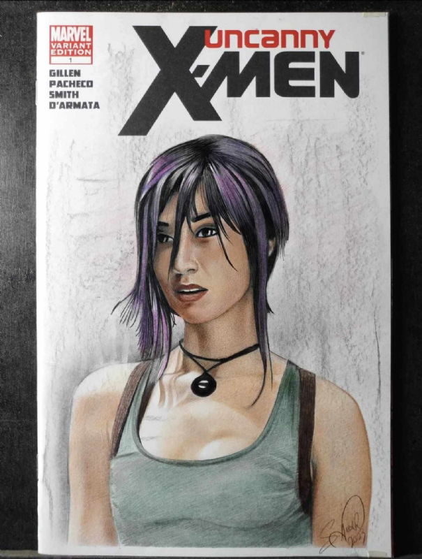 Mei Melançon As Psylocke By Serkan In Metal Chriss My Stuff Comic Art Gallery Room 8155