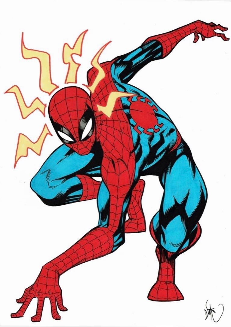 Spiderman - Spider-Man in mid-air pose with outstretched arms - CleanPNG /  KissPNG