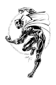 Black Panther by Grant Miehm & Bob Almond: Commission / Donation Comic Art