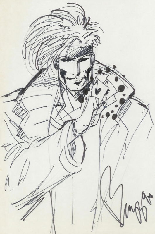 Gambit Sketch by Buzz, in Rhonda H.'s Gambit Sketches Comic Art Gallery ...