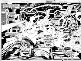Machine Man #3, pgs. 2 & 3 DPS ~ Jack Kirby Comic Art