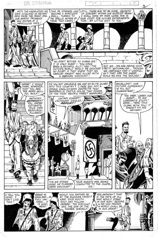 Doctor Strange #51, pg. 2, in Joe Murray's Marshall Rogers Comic Art ...