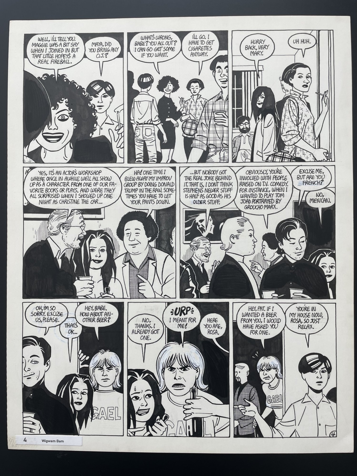 Jaime Hernandez Love and Rockets #1 Story Page 1 First Appearance