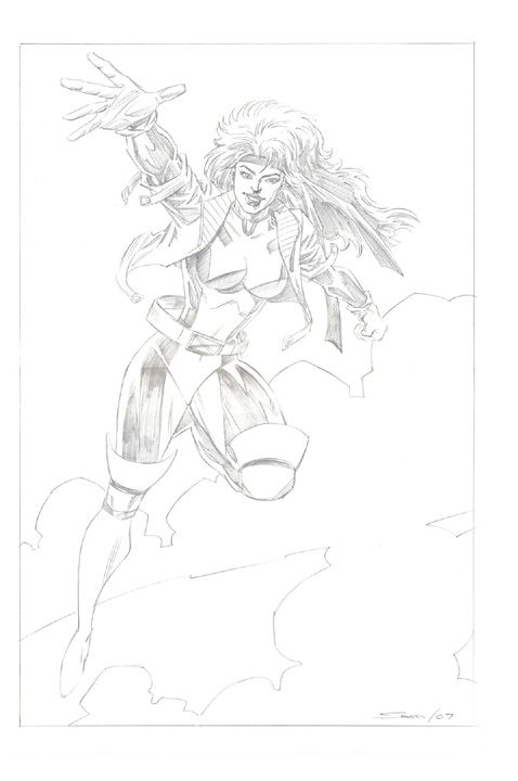 Original Rogue Convention Sketch by Sam Agro, in Elaine Perna's Rogue ...