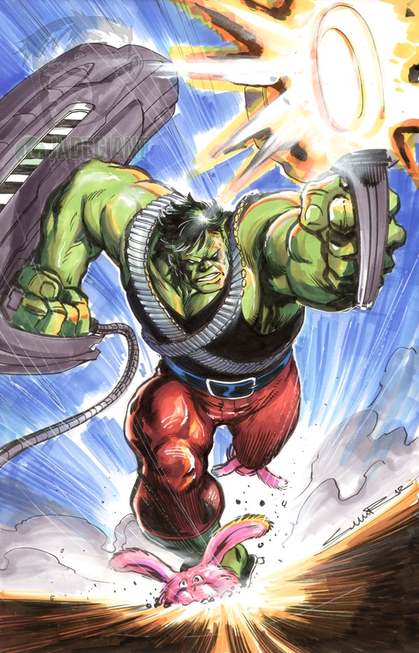 Merged Hulk Commission by Yildiray Cinar Comic Art