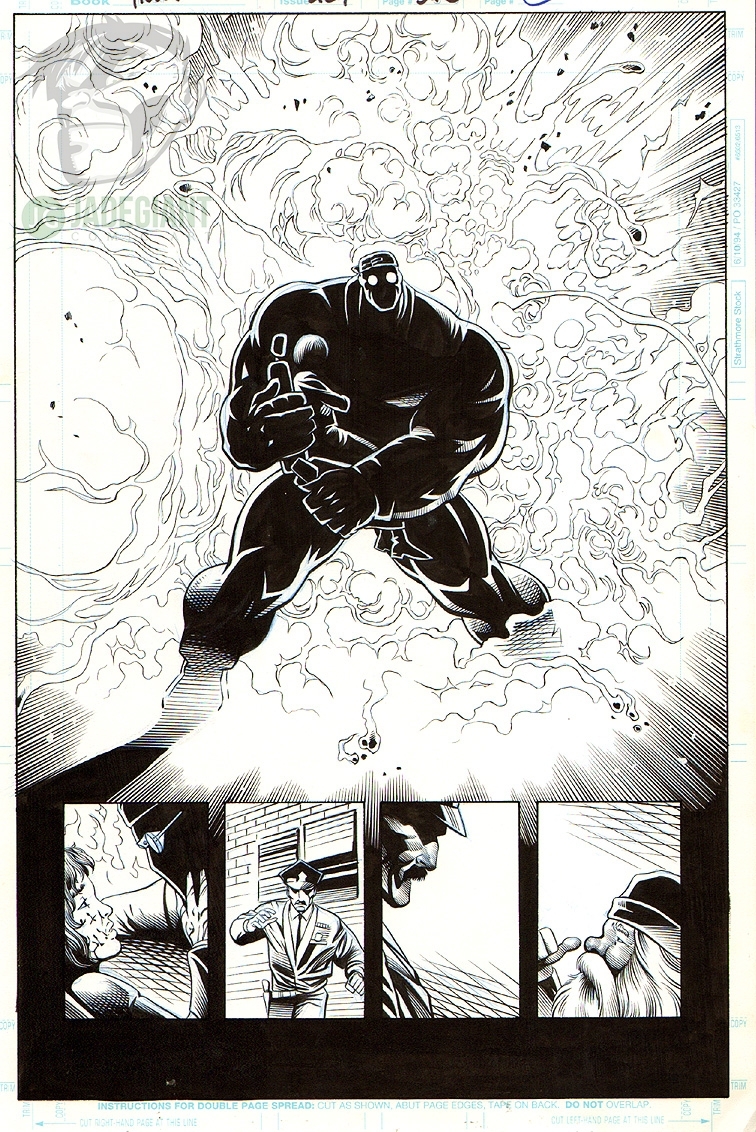 1995 Incredible Hulk issue 427 page 6 by Peter David and Liam Sharp Comic Art