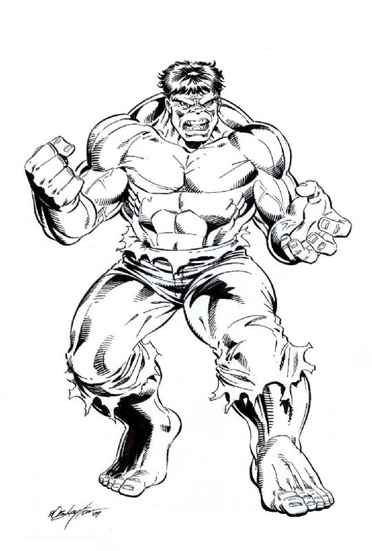 Bob Layton Hulk -Art for Hasbro Secret Wars Figure, in Dave W's (3 ...