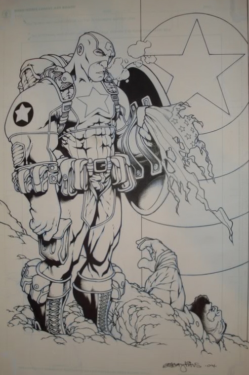 Captain America by Greg Titus Comic Art