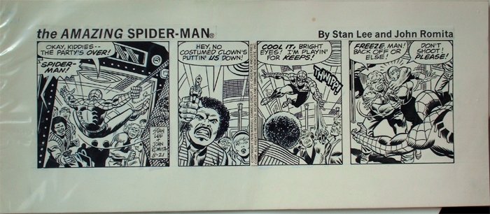 Romita Sr. - Spider-man daily strip Aug/21/1978, in Fab Tag's USA ...