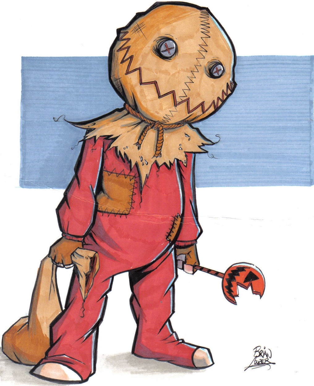 Trick r Treat Sam by Brian Cooper, in matthew reed 's Character Trick