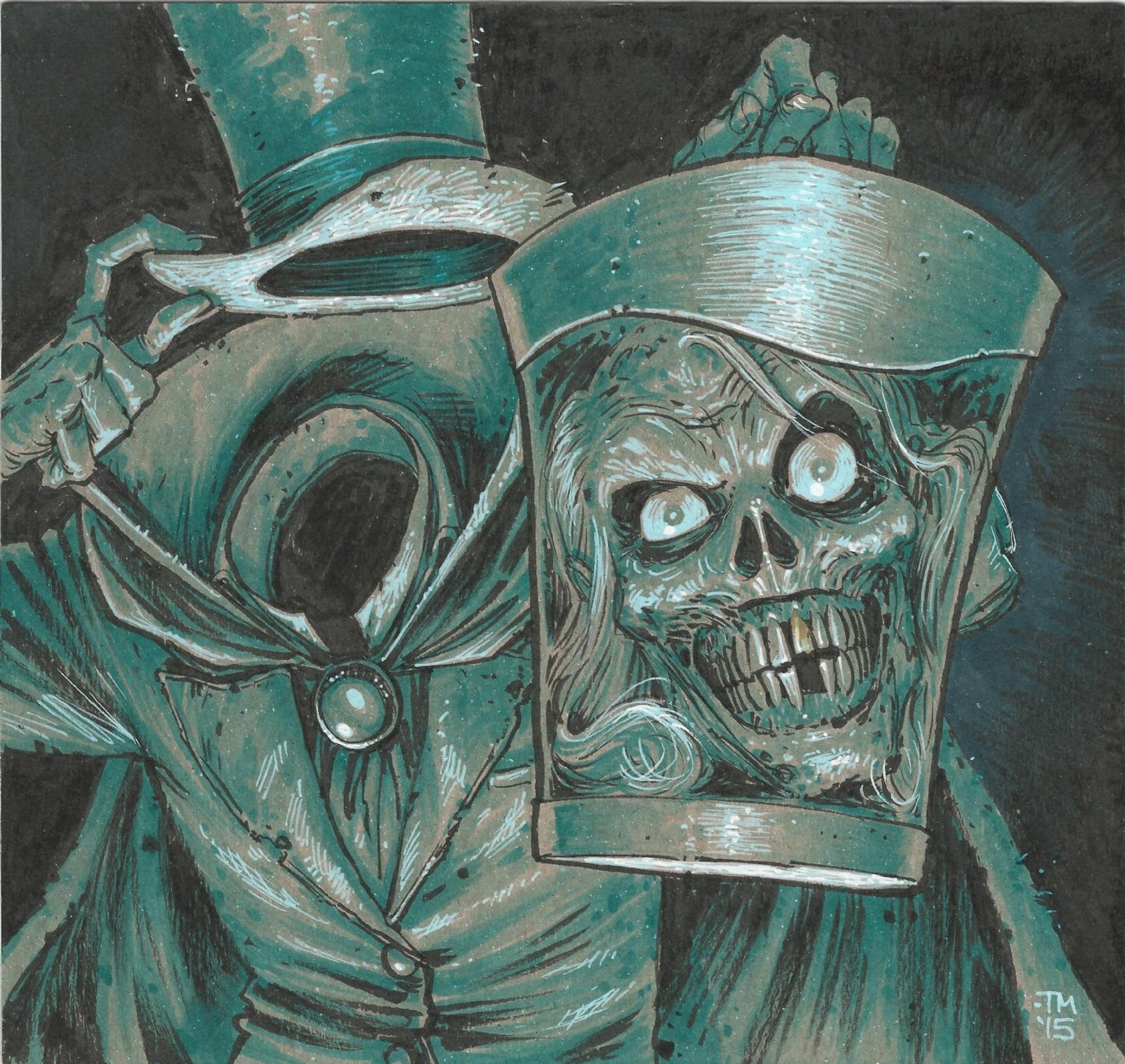 PHOTOS: 'Haunted Mansion' Hatbox Ghost Sipper Materializes in